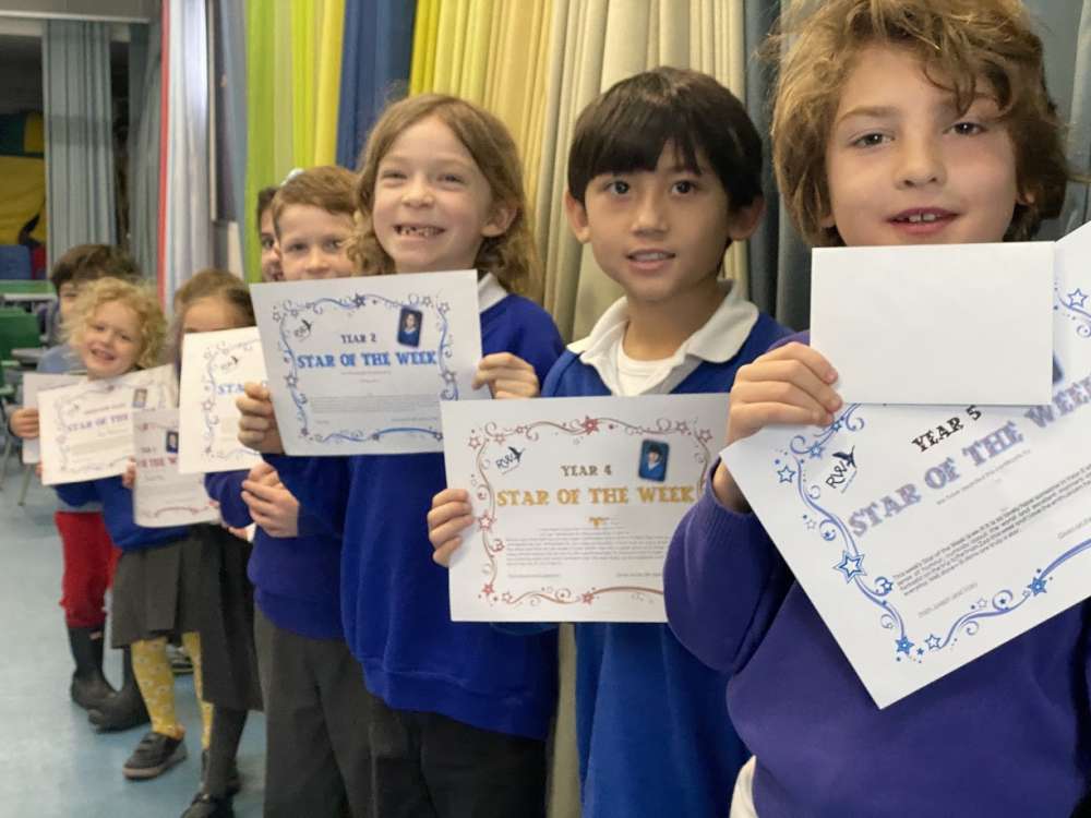 Stars of the Week in Celebration Assembly 28/02/20