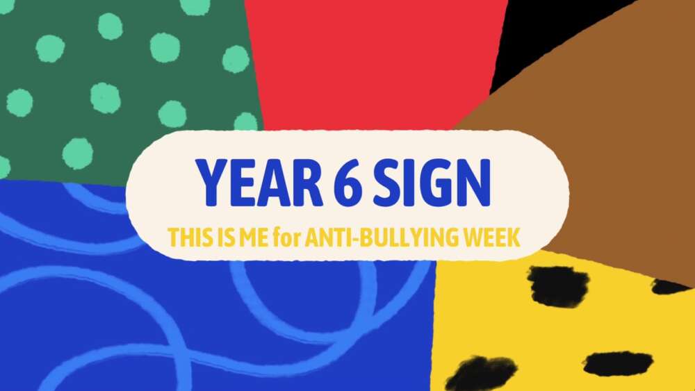 Year 6 Sign This is Me for Anti-Bullying Week